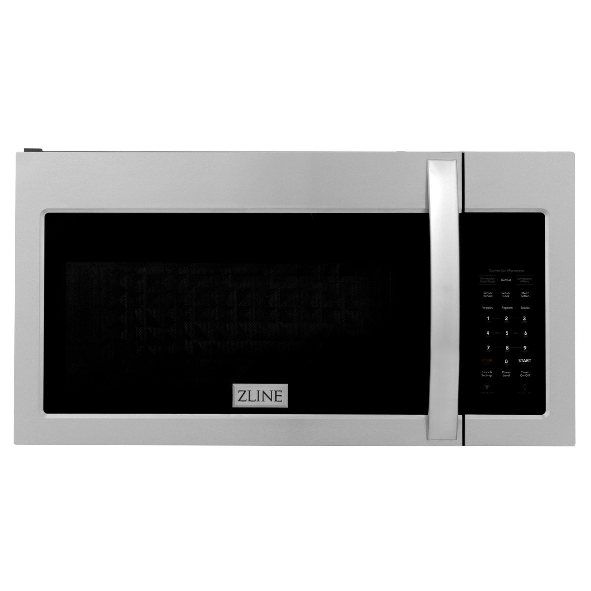 ZLINE Over the Range Convection Microwave Oven 30" in Stainless Steel with Modern Handle and Sensor Cooking MWO-OTR