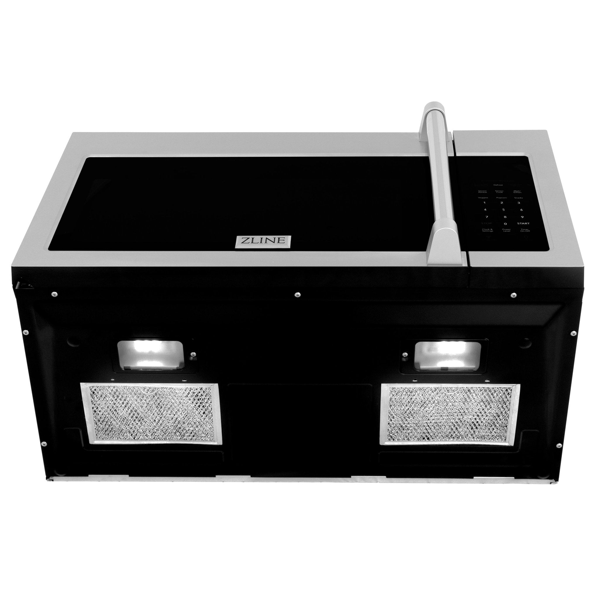 ZLINE Over the Range Convection Microwave Oven in Stainless Steel with Traditional Handle and Sensor Cooking