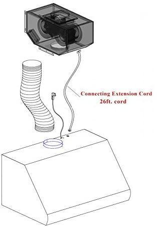ZLINE Remote Blower Island Mount Range Hood in Stainless Steel