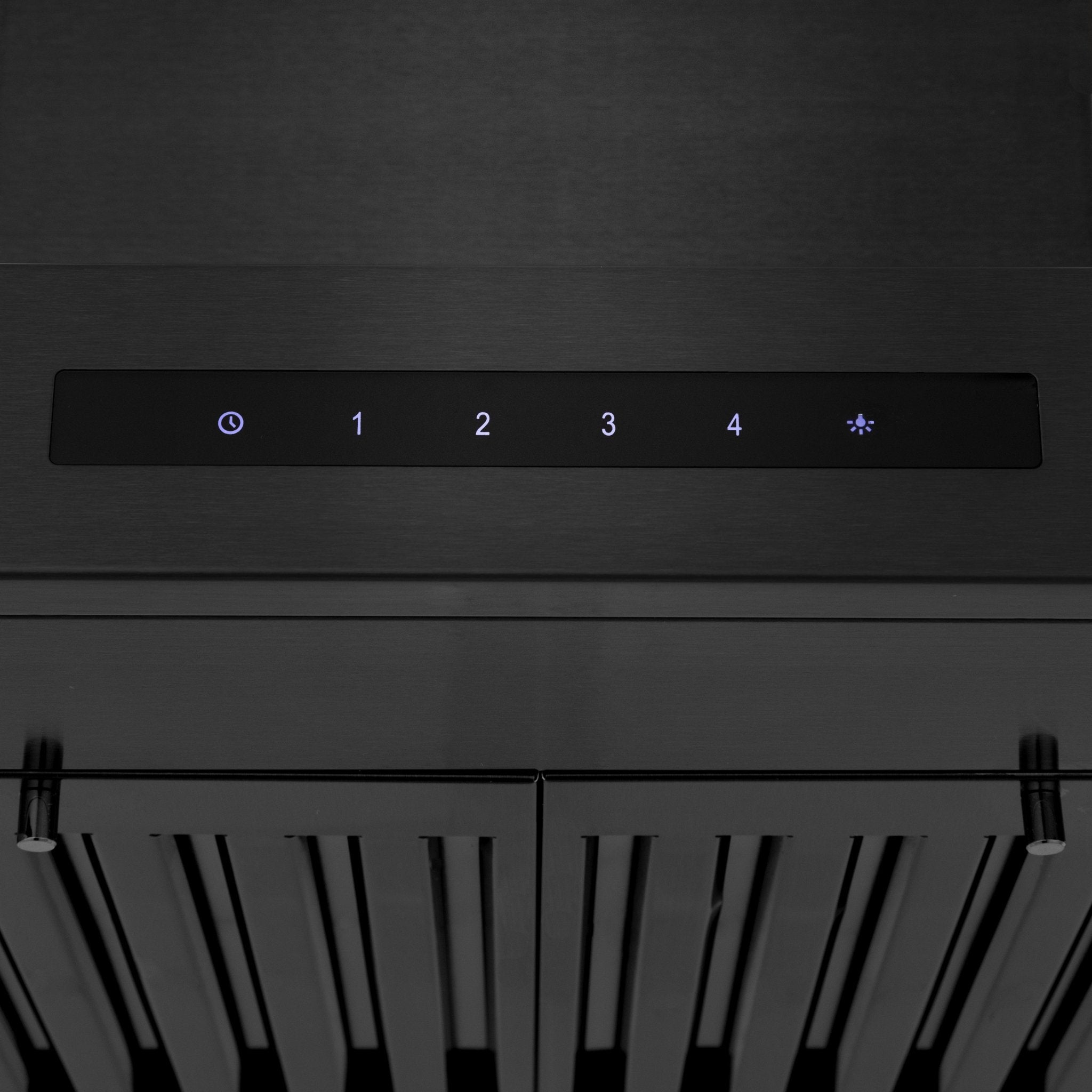 ZLINE Wall Mount Range Hood in Black Stainless Steel