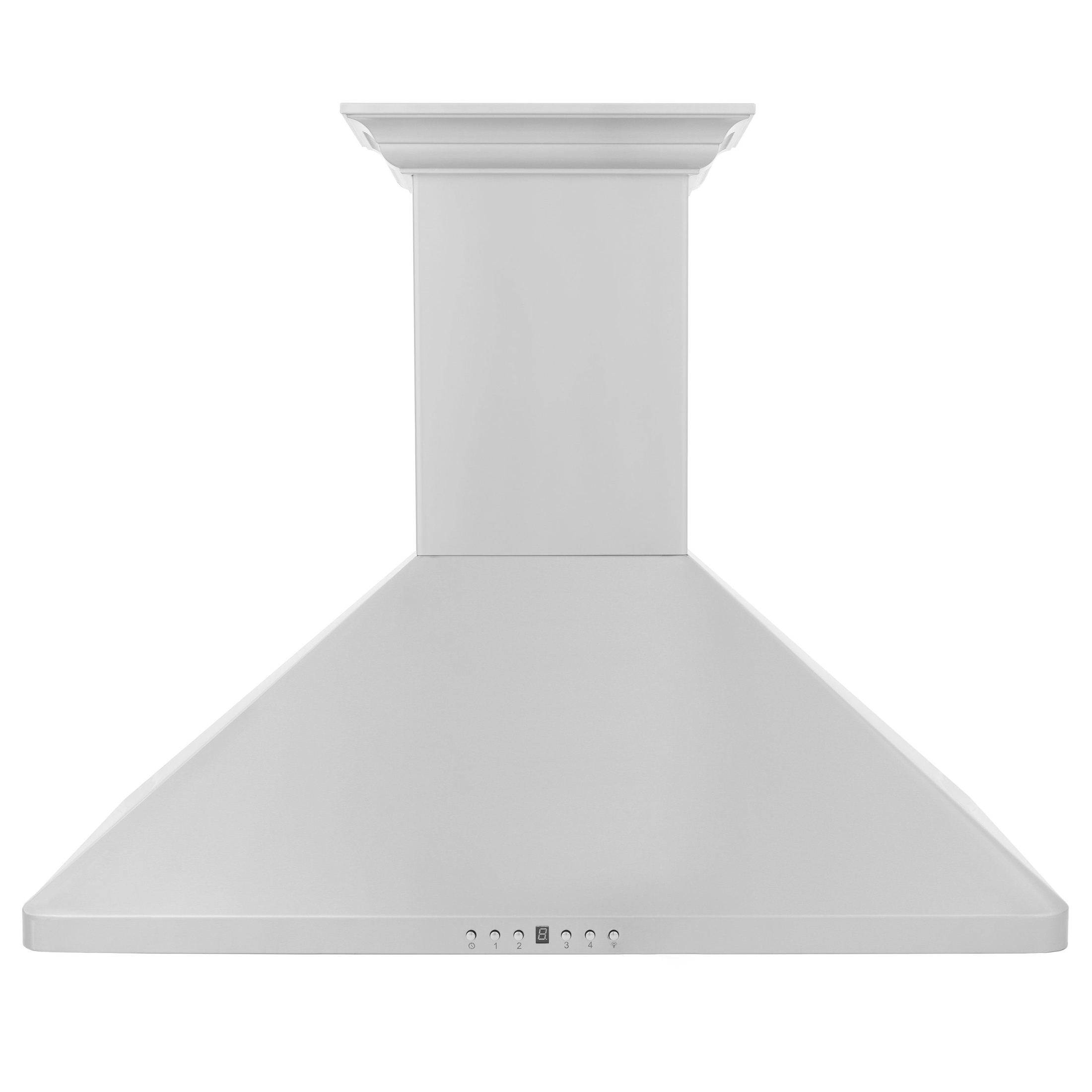 ZLINE Wall Mount Range Hood in Stainless Steel with Built-in CrownSound Bluetooth 