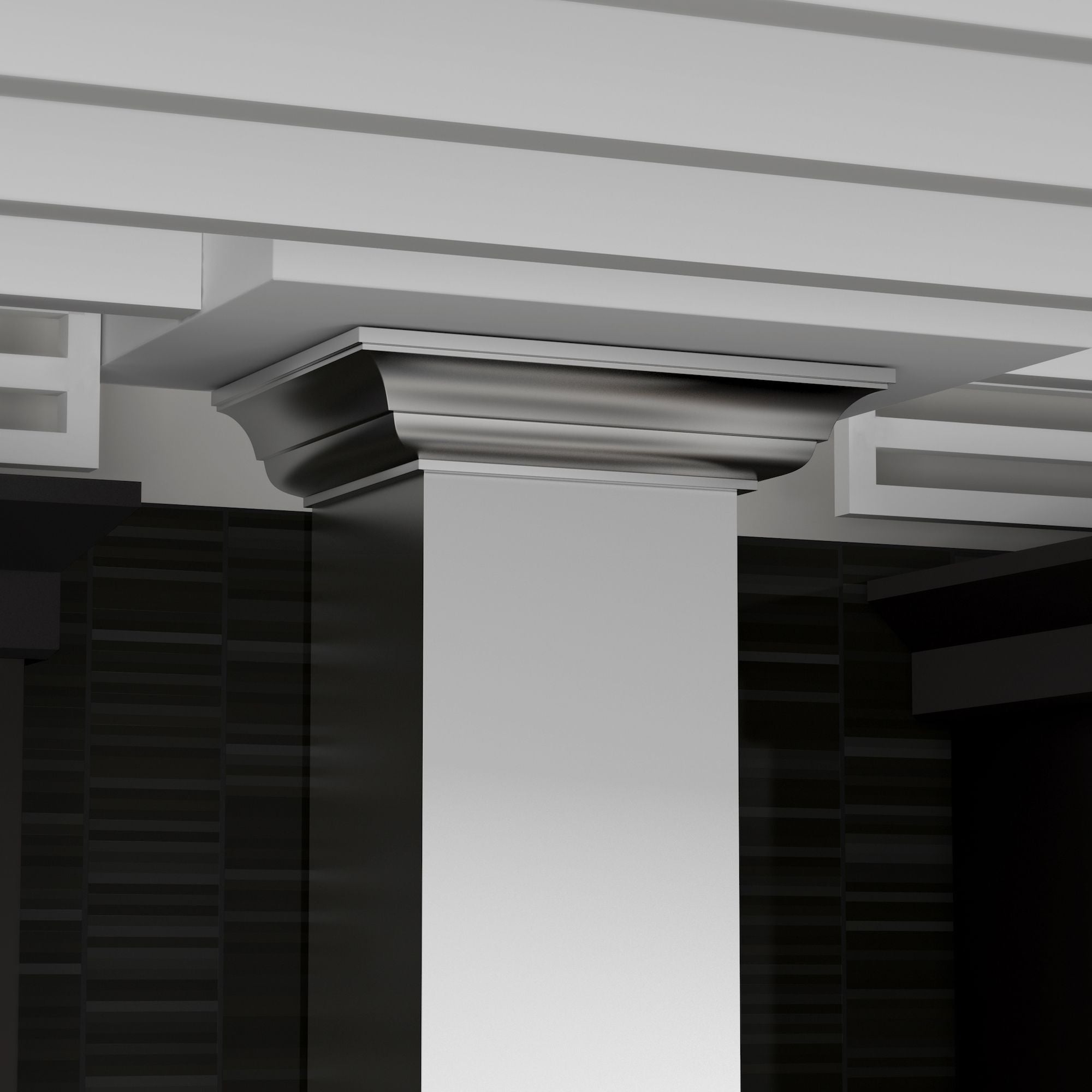 ZLINE Wall Mount Range Hood in Stainless Steel with Crown Molding