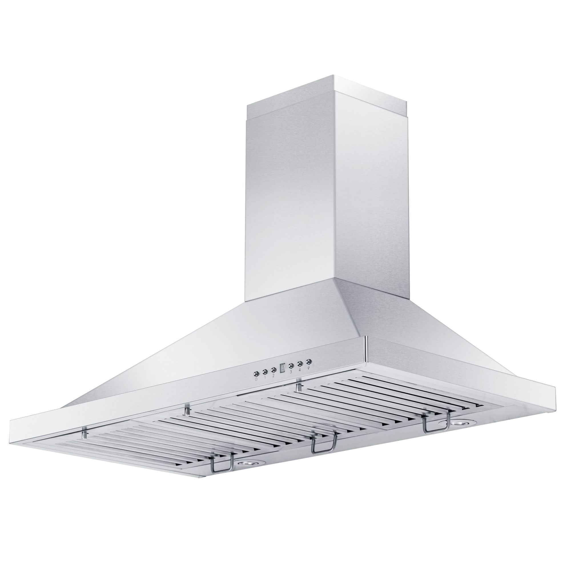 ZLINE Wall Mount Range Hood in Stainless Steel with Crown Molding