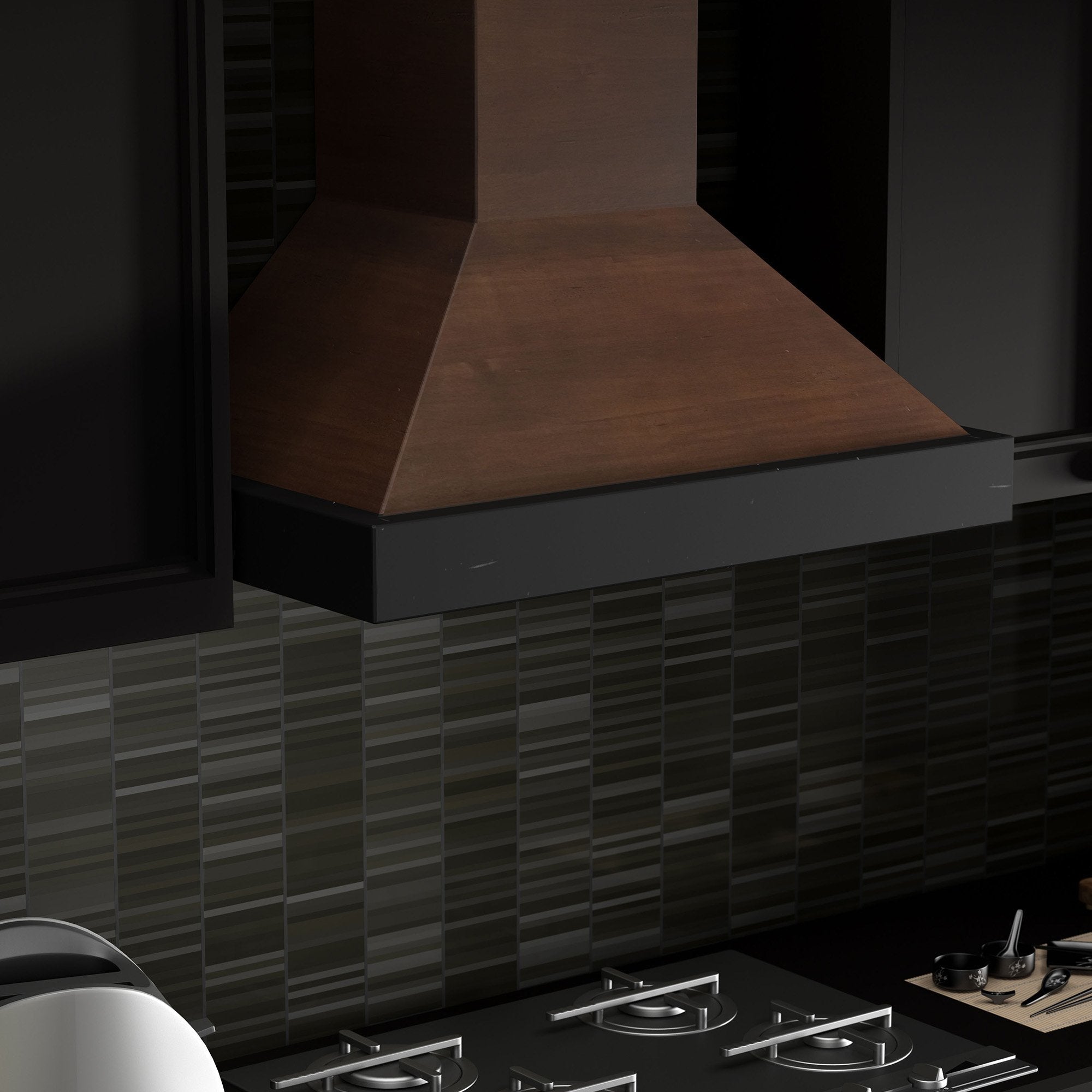 ZLINE Wooden Wall Mount Range Hood in Antigua and Walnut