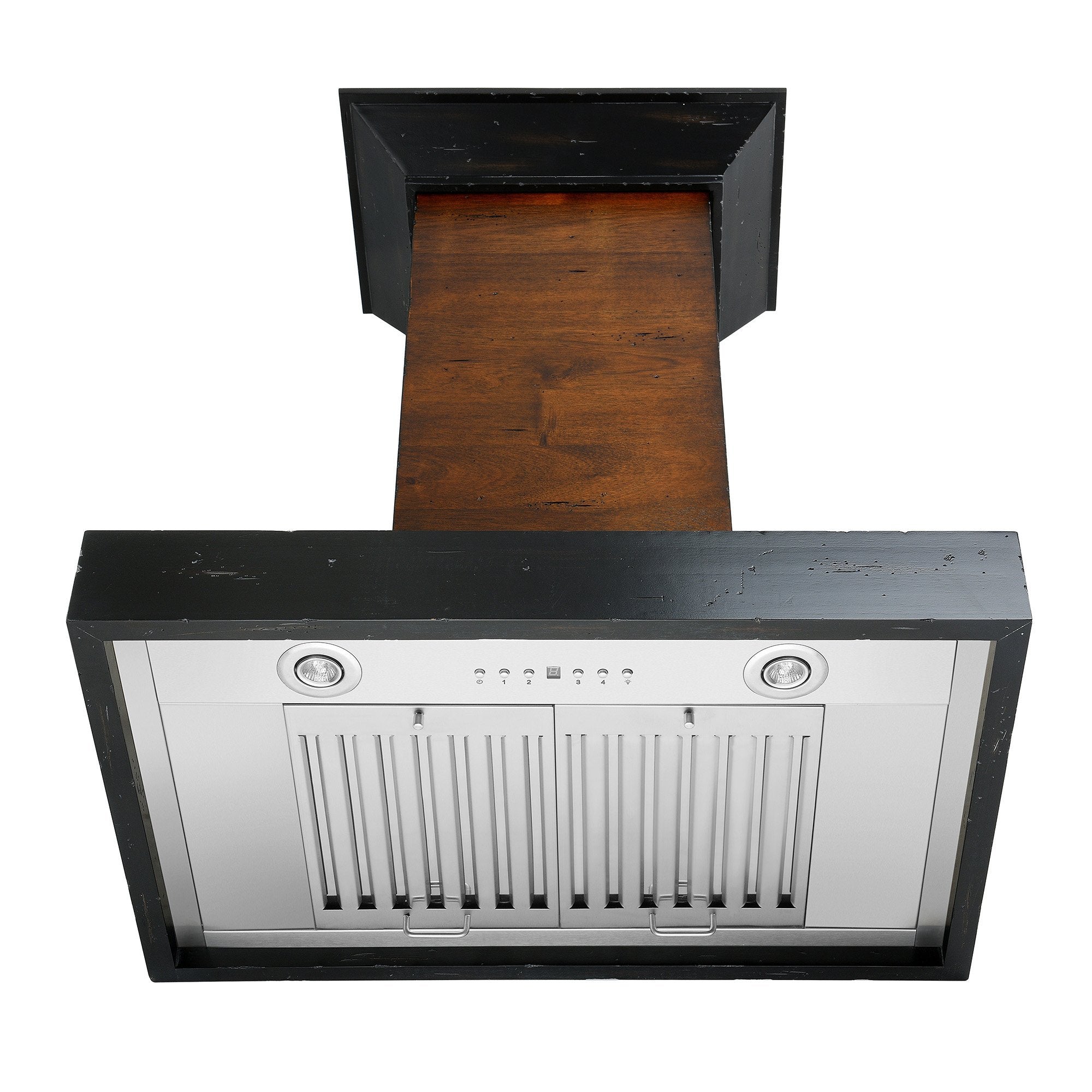 ZLINE Wooden Wall Mount Range Hood in Antigua and Walnut