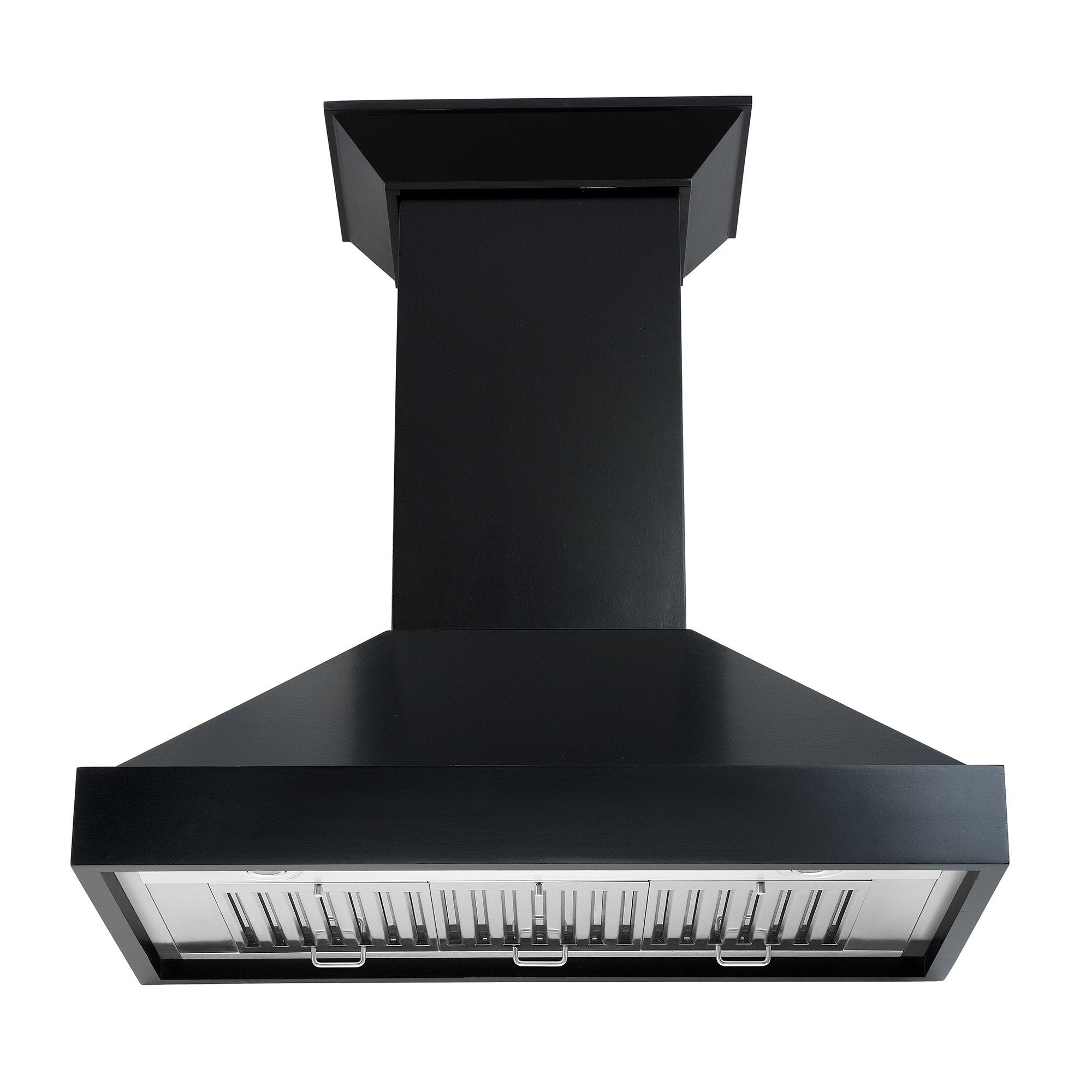 ZLINE Wooden Wall Mount Range Hood in Black - Includes Motor