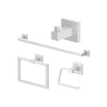 ZLINE Bliss Bathroom Accessories Package with Towel Rail, Hook, Ring and Toilet Paper Holder with Color Options (4BP-BLSACC)