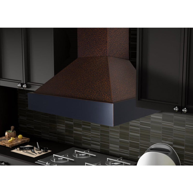 ZLINE Designer Series Wall Mount Range Hood in Copper with Size Options (655-EBXXX)