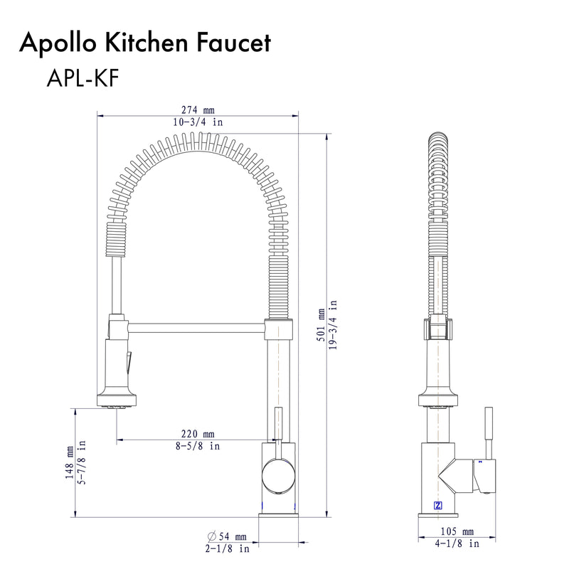 ZLINE Apollo Kitchen Faucet (APL-KF)