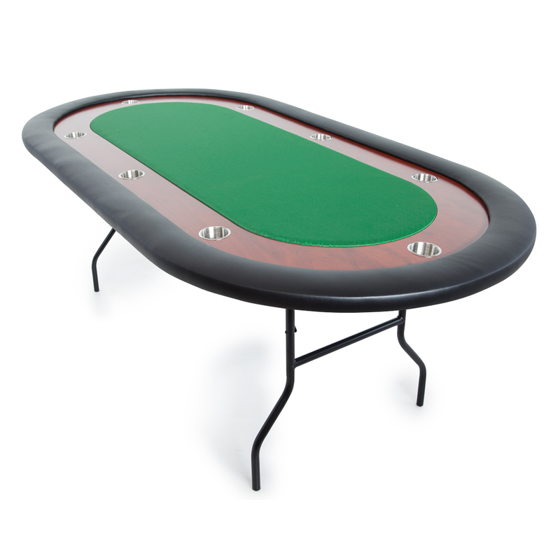 BBO Poker Tables The Ultimate Poker Table Jr With Mahogany Racetrack