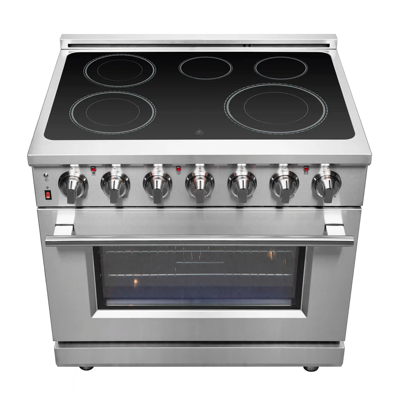 Forno Massimo 36-Inch Freestanding Electric Range in Stainless Steel (FFSEL6020-36)