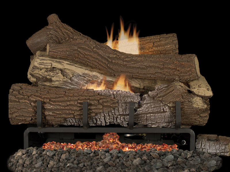 Superior Fireplace Giant Timbers Vent-Free Gas Logs | Mega-Flame | Front-View