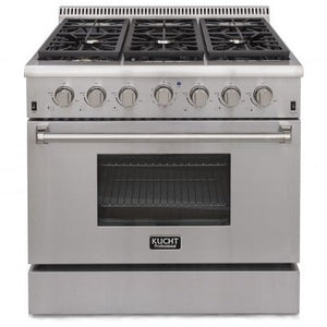 Kucht 30 in. 4.2 cu. ft. Professional All Gas Range in Stainless Steel KRG3080U