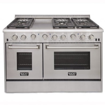 Kucht 48 in. 6.7 cu. ft. Professional All Gas Range in Stainless Steel KRG4804U