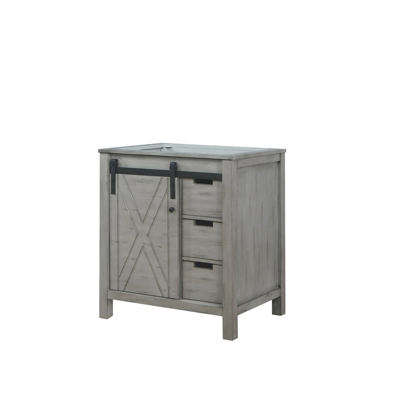 Lexora  Marsyas 30" Ash Grey Vanity Cabinet Only LM342230SH00000