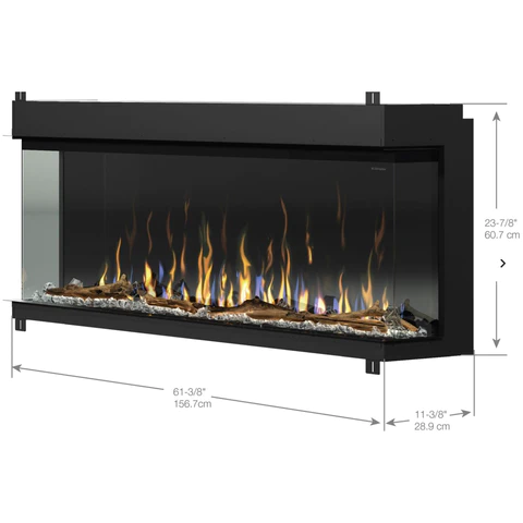 Dimplex IgniteXL® Bold 60" Deep Built-in Linear Electric Fireplace XLF60
