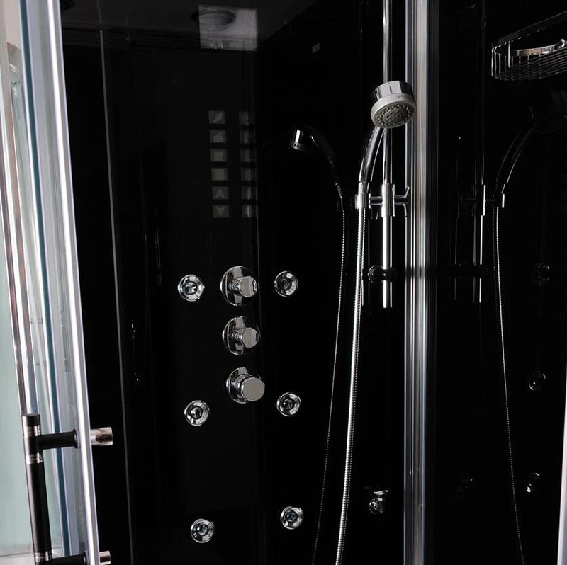 Athena  Steam Shower WS112-Black - PrimeFair