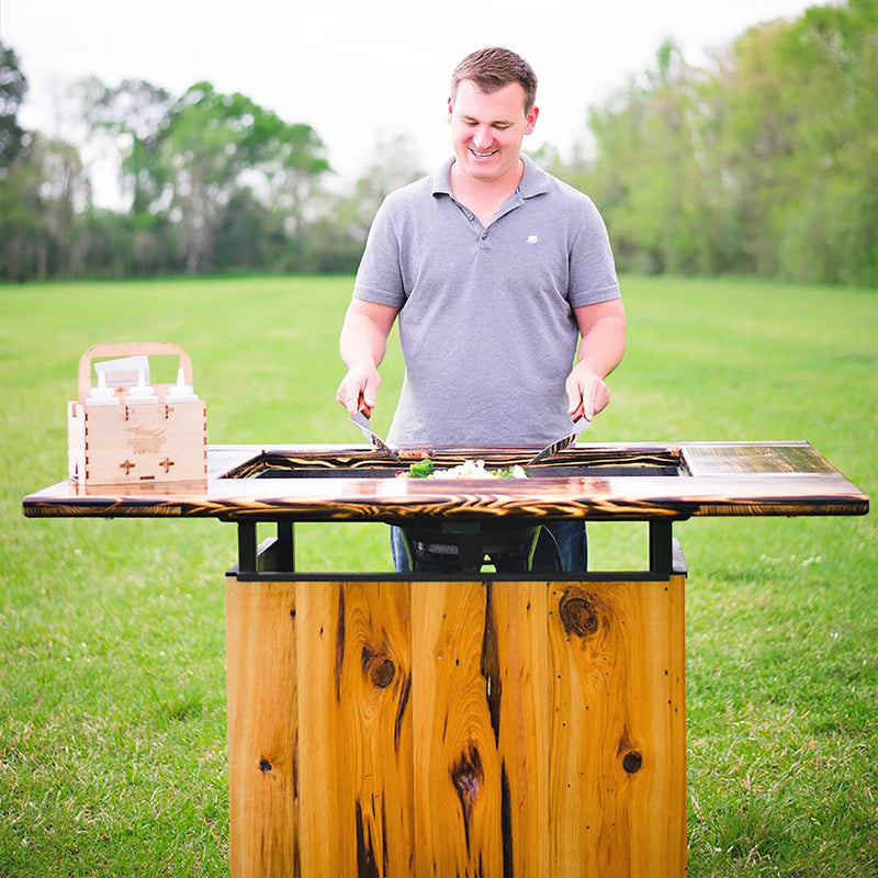 Backyard Hibachi Grill Pecky Cypress BY BHPOGPC