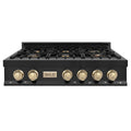 zline-autograph-edition-36-porcelain-rangetop-with-6-gas-burners-in-black-stainless-steel-with-accents-rtbz-36