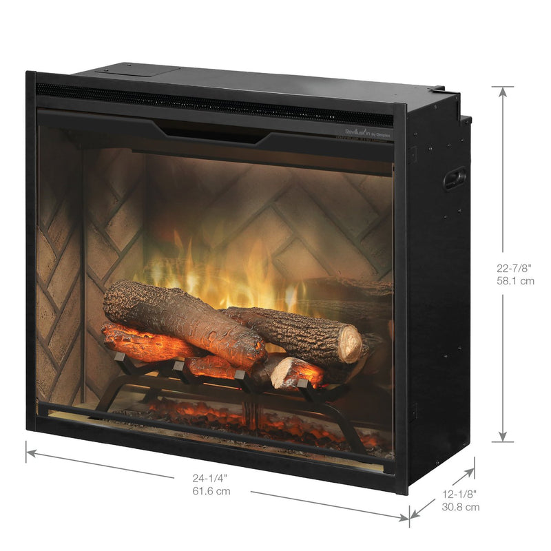 Dimplex Revillusion® 24-Inch Built-In Electric Fireplace