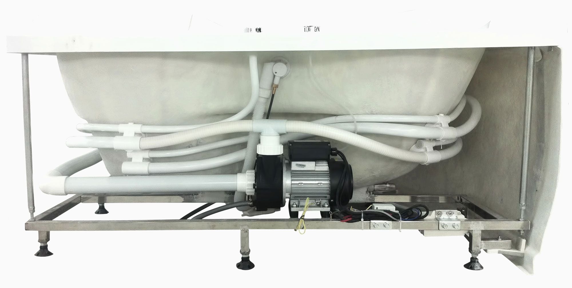 EAGO AM125ETL 5 ft Corner Acrylic White Whirlpool Bathtub for Two w Fixtures - PrimeFair