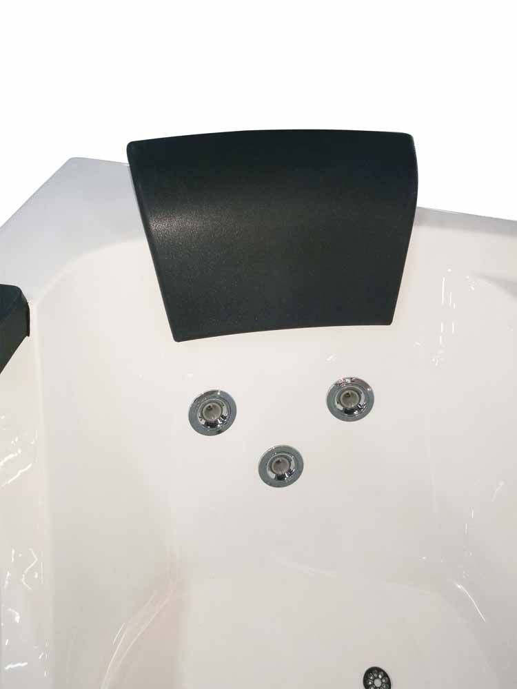 EAGO AM198ETL-R 5 ft Clear Rounded Right Corner Acrylic Whirlpool Bathtub - PrimeFair