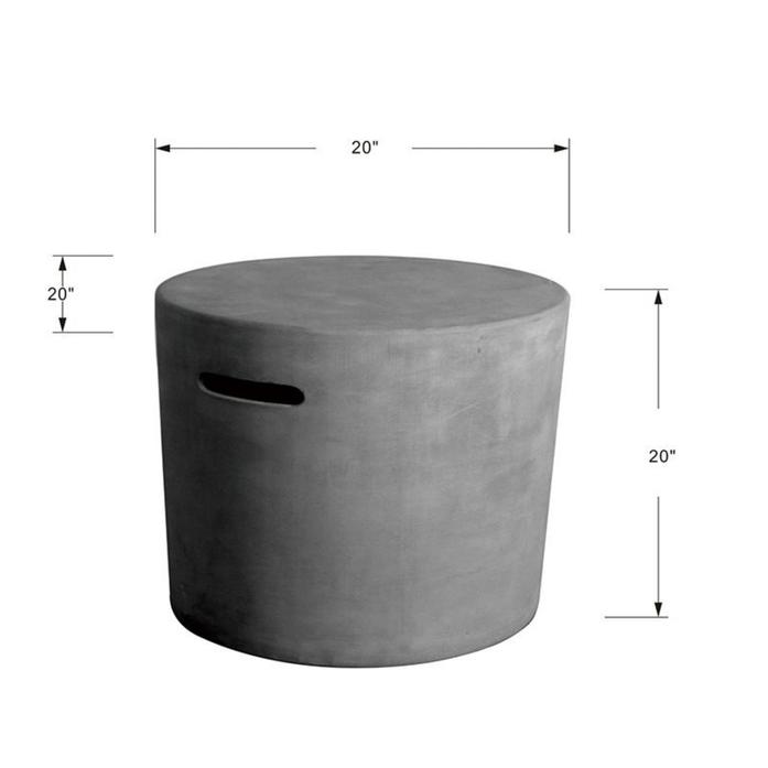 Elementi Round Cast Concrete Tank Cover
