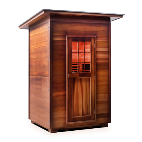 Enlighten Sauna Sierra 2 Person Outdoor/Indoor Full Spectrum Infrared Sauna - 16376 - PrimeFair