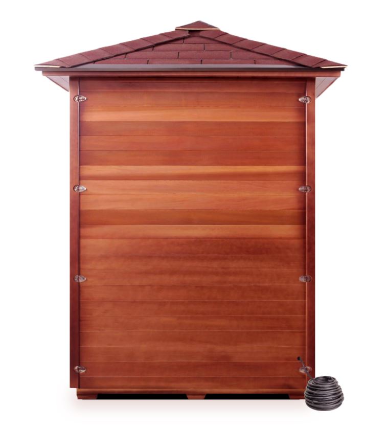 Enlighten Sauna Sierra 4C Person Outdoor/Indoor Full Spectrum Infrared Sauna - 16379 - PrimeFair