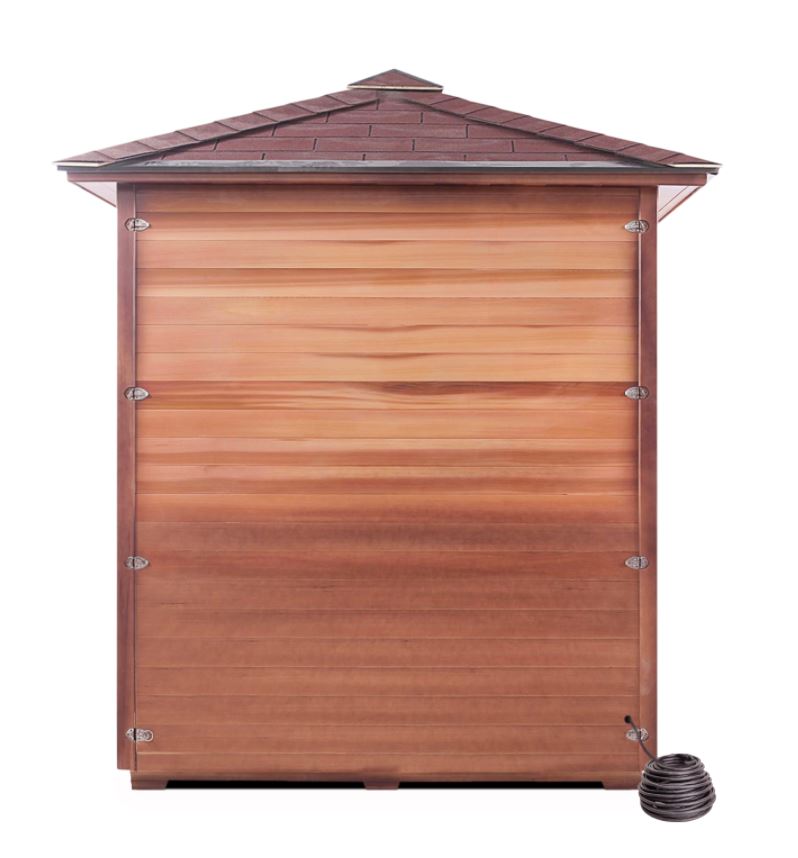 Enlighten Sauna SunRise 4 Person Outdoor/Indoor Dry Traditional Sauna - T-17378 - PrimeFair