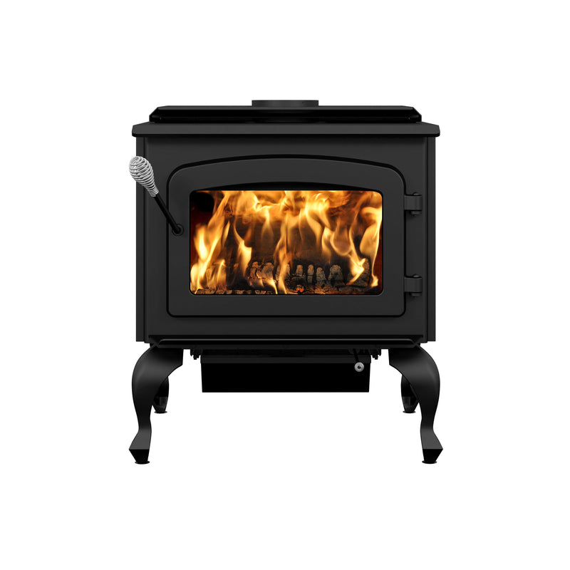 Drolet Escape 1800 Wood Stove on Legs - Black Door - DB03105