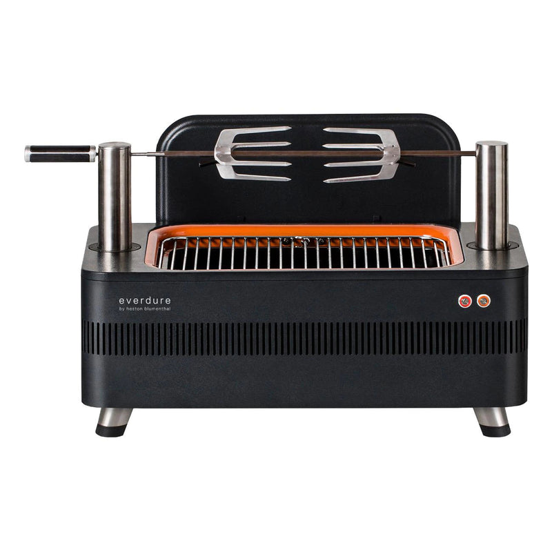 Everdure By Heston Blumenthal FUSION 29-Inch Charcoal Grill With Rotisserie & Electronic Ignition