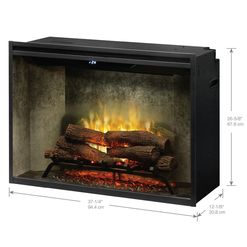 Dimplex Revillusion® Built-In Firebox, Weathered Concrete