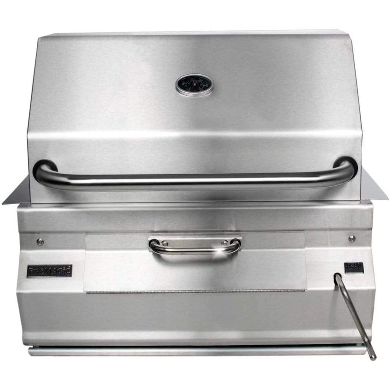 Fire Magic Grill 24" Legacy Built-In Charcoal Grill w/ Analog Thermometer 12-SC01C-A