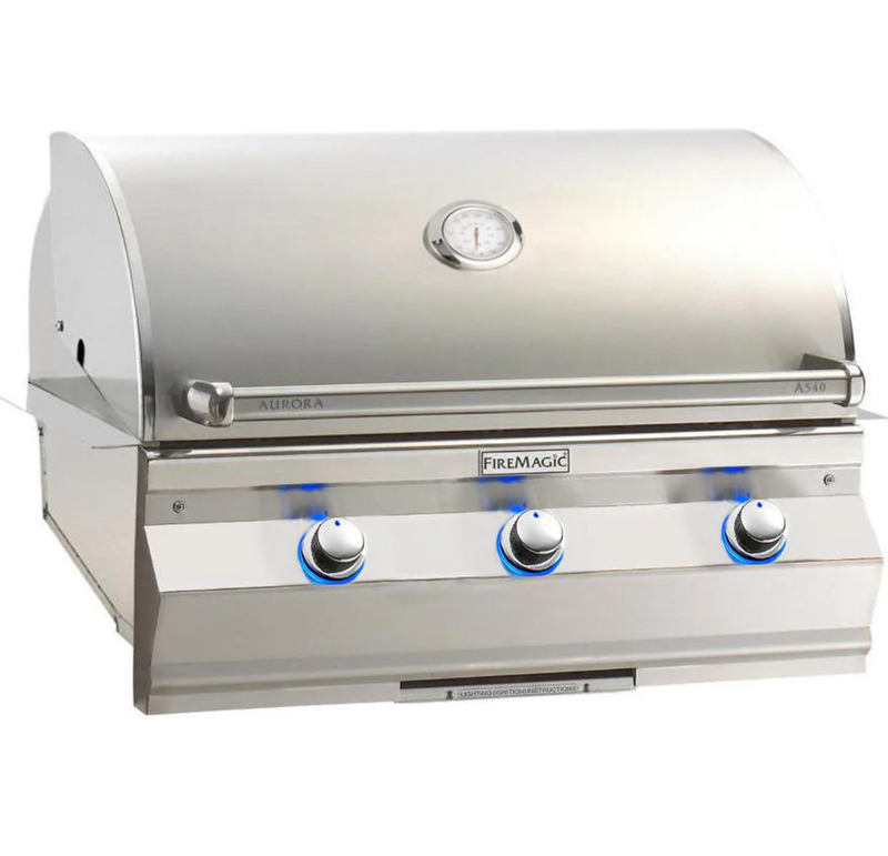 Fire Magic Aurora A540I 30-Inch Built-In Propane Gas Grill With Analog Thermometer - A540I-7EAP - Fire Magic Grills