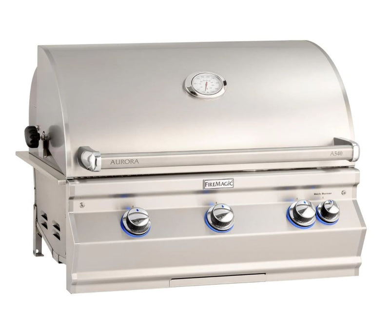 Fire Magic Aurora A540I 30-Inch Built-In Propane Gas Grill With Rotisserie And Analog Thermometer - A540I-8EAP - Fire Magic Grills