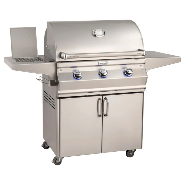 Fire Magic Aurora A540S 30-Inch Propane Gas Grill With Side Burner And Analog Thermometer - A540S-7EAP-62 - Fire Magic Grills