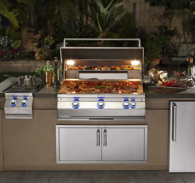 Fire Magic Aurora A790I 36-Inch Built-In Propane Gas Grill With Rotisserie And Analog Thermometer - A790I-8EAP - Fire Magic Grills