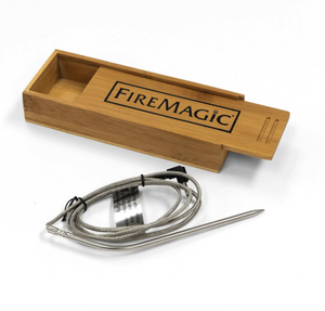 Fire Magic Echelon Black Diamond H790I 36-Inch Built-In Natural Gas Grill W/ One Infrared Burner, Magic View Window, Rotisserie, & Digital Thermometer - H790I-8L1N-W - Fire Magic Grills