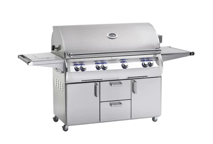 Fire Magic Echelon Diamond E1060s 48" A Series Freestanding Gas Grill With Rotisserie, Single Side Burner & Analog Thermometer, Natural Gas - E1060S-8EAN-62