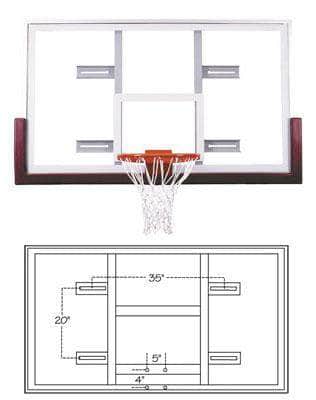 First Team FT240 Competition Glass Basketball Backboard FT240 - PrimeFair