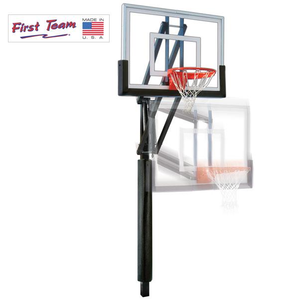 First Team PowerHouse 560 In Ground Adjustable Basketball Hoop - PrimeFair