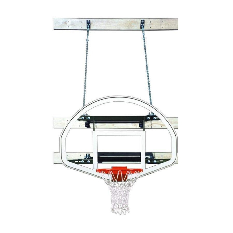 First Team SuperMount82 Wall Mount Indoor Adjustable Basketball Goal - PrimeFair