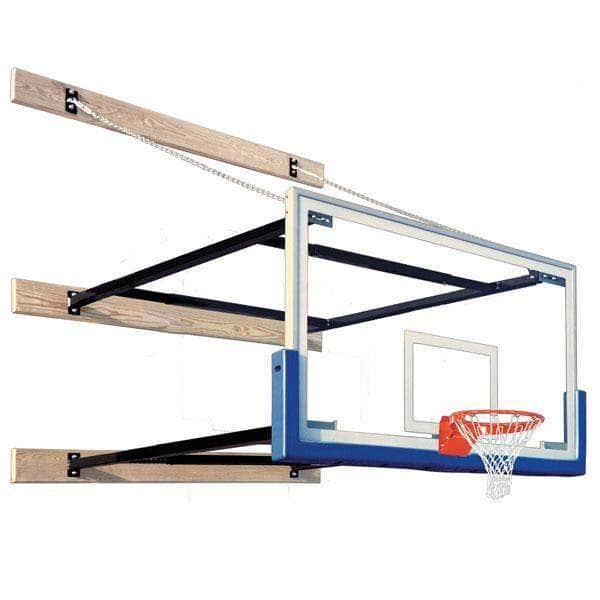 First Team SuperMount68 Wall Mount Indoor Adjustable Basketball Goal - PrimeFair