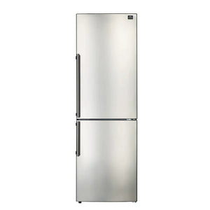 FORNO 24" Bottom Mounted No Frost Refrigerator in Stainless Steel, 11.1 cu.ft - FFFFD1948-24RS