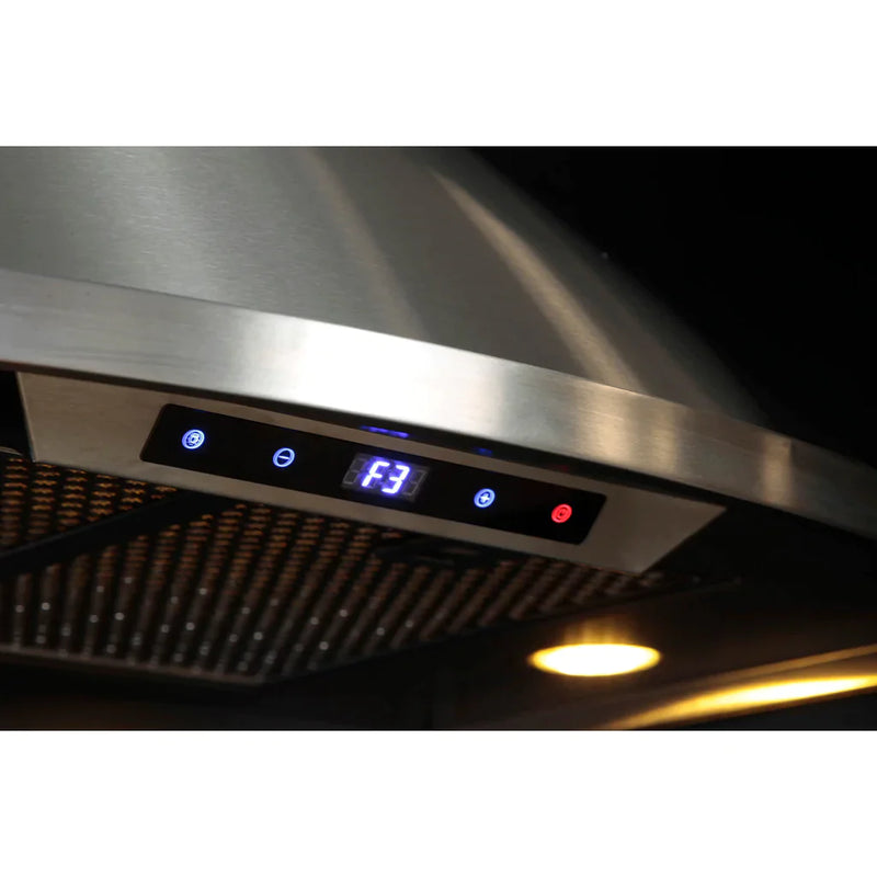 Forno 30" Campobasso Wall Mount Range Hood in Stainless Steel with 450 CFM Motor - FRHWM5010-30