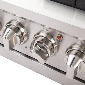 Forno 30" Capriasca Titanium Gas Range Oven 100,000 BTUs - FFSGS6260-30