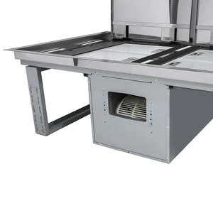 Forno Arezzo 44" Ceiling Range Hood in Stainless Steel with 1200 CFM Motor -FRHRE5312-44