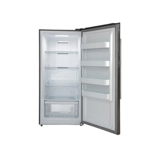 FORNO Rizzutoo 28’’ Right Swing Refrigerator/Freezer Stainless Steel color 13.8 cu.ft with Grille Trim Kit - FFFFD1933-32RS