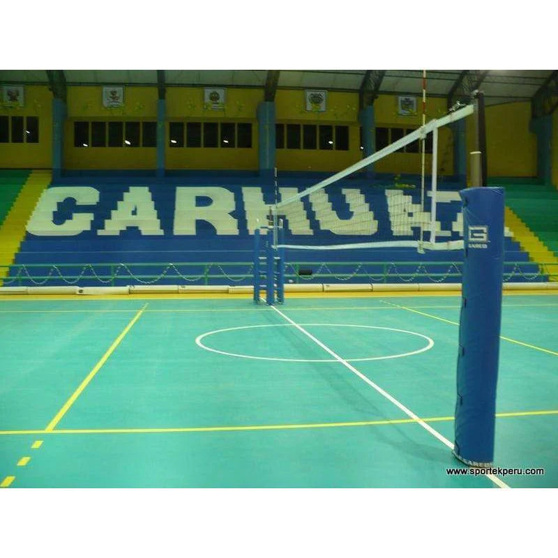 Gared Sports 4" OD Libero Master Telescopic One Court Volleyball System 7300